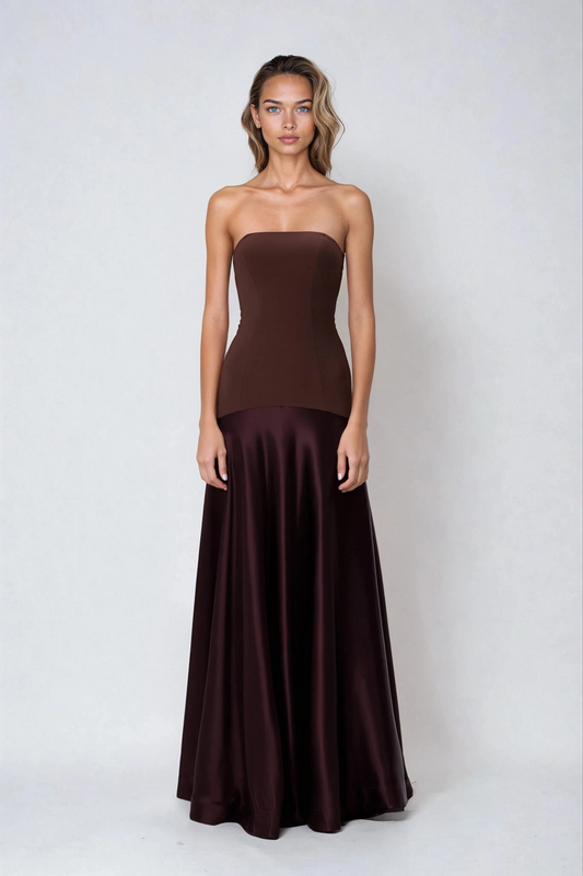 Aura Strapless Gown
