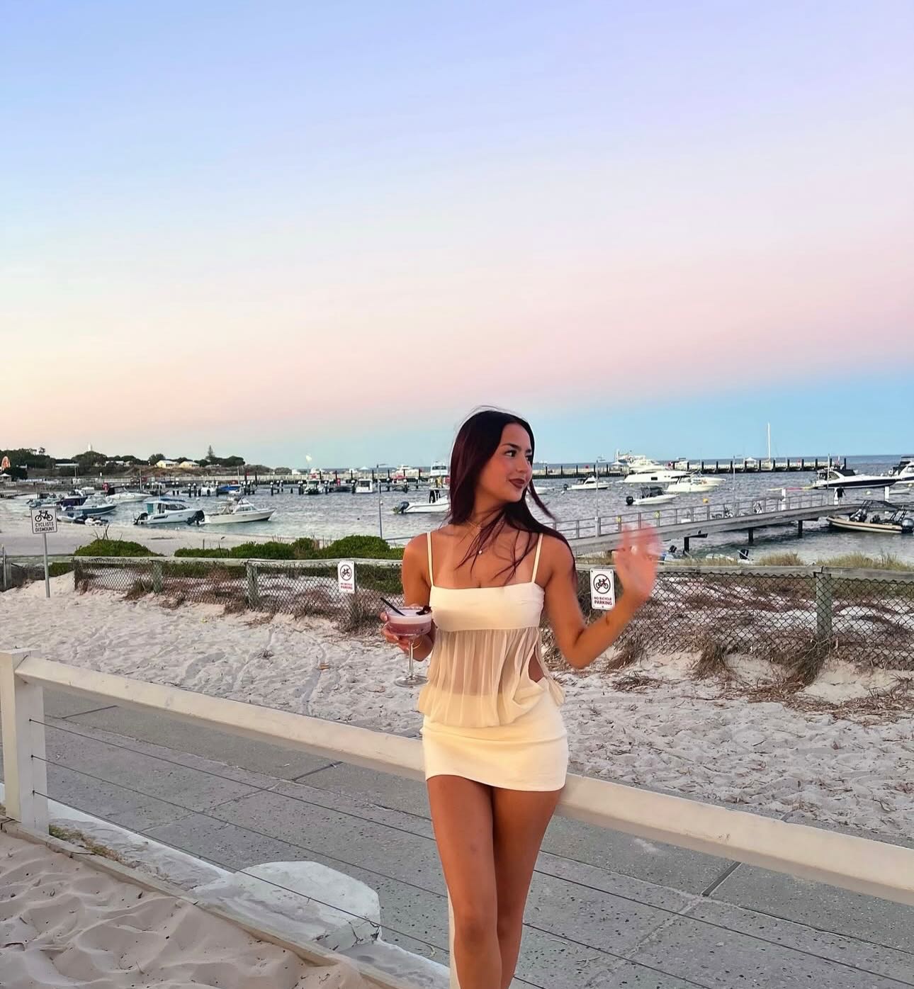 Romeo Cream Mini Dress
